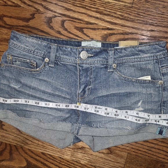 NWT Aeropostale Jean Shorts Size 3/4 - Picture 4 of 5